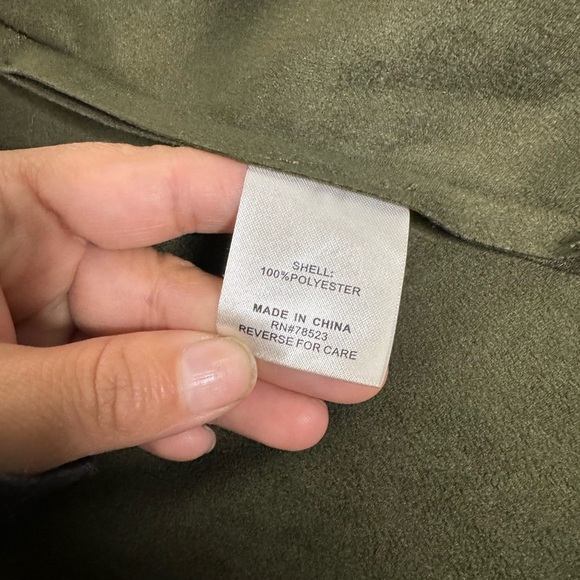 Luii Olive Green Tunic Vest with Slits On Side - Picture 9 of 9